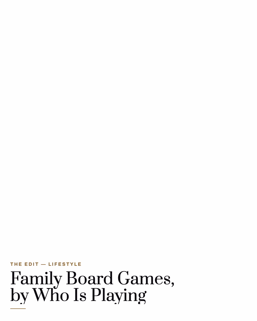 Featured image for Family Board Games, by Who Is Playing